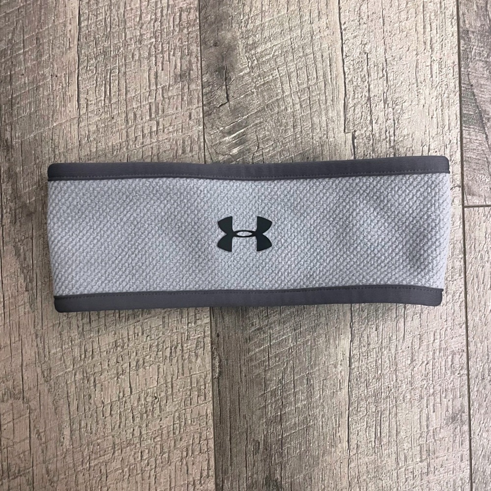 Under Armour Women Gray ColdGear Infrared Fleece Athletic Headband Ear Warmer